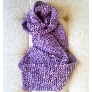 NEW Handmade Mauve Knit Scarf